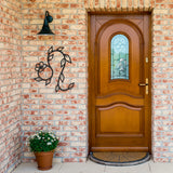 Leo Floral Metal Wall Art