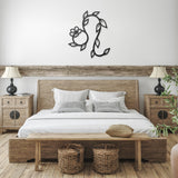 Leo Floral Metal Wall Art