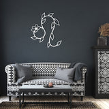 Leo Floral Metal Wall Art