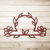 Libra Floral Metal Wall Art