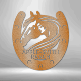 Horse Owner Monogram - Steel Sign