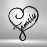Family Love - Steel Sign