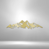 Mountain Ridge - Steel Sign