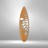 Surf Board Turtle - Steel Sign