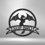 Dragon Banner Monogram - Steel Sign