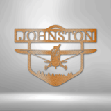 Flying High Monogram - Steel Sign