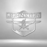 Flying High Monogram - Steel Sign
