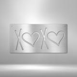 XOXO - Steel sign