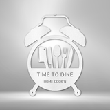 Food Time Monogram - Steel Sign
