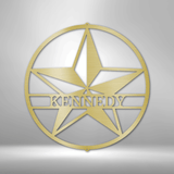 Star Monogram - Steel Sign
