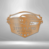 Classic Muscle Car Monogram - Steel Sign