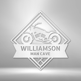 Born to Be Wild Monogram - Steel Sign