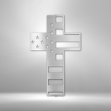 Flag Cross - Steel Sign