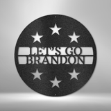 6 Star Monogram - Steel Sign