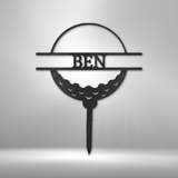 Golf Ball Monogram - Steel Sign