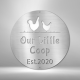 Chicken Coop - Steel Sign