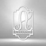 Regal Monogram - Steel Sign