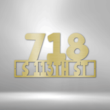 Address - Steel Sign