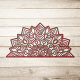 Mandala Semicircle Metal Wall Art