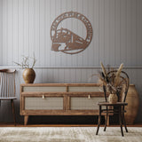 Modern Train Metal Wall Art