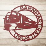 Modern Train Metal Wall Art
