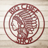 Native American Chief Monogram