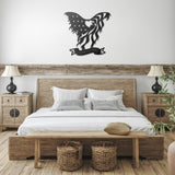 Personalized American Eagle Metal Sign