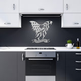 Personalized American Eagle Metal Sign