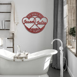 Personalized Anniversary Metal Wall Art