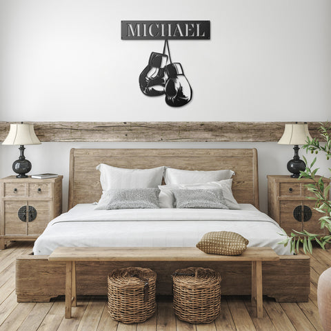 Personalized Boxer Metal Sign