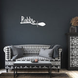 Personalized Broomstick Metal Wall Art
