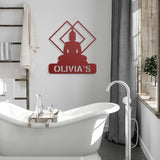 Personalized Buddha Metal Wall Art
