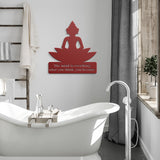 Personalized Buddha Metal Wall Art