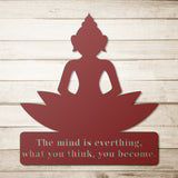 Personalized Buddha Metal Wall Art