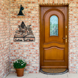 Personalized Floral Book Metal Wall Art