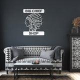 Personalized Native American Chief Metal Wall Art