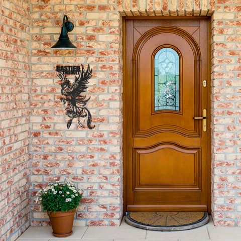 Personalized Phoenix Metal Art