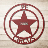 Personalized Star Metal Wall Art