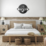 Personalized Surfboard Metal Wall Art