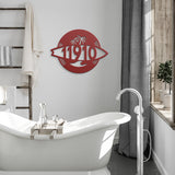 Personalized Surfboard Metal Wall Art