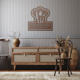 Ruler of The Kitchen Utensils Metal Wall Art