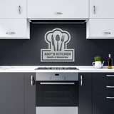Ruler of The Kitchen Utensils Metal Wall Art