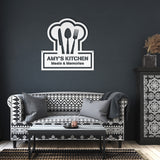 Ruler of The Kitchen Utensils Metal Wall Art