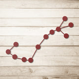 Scorpio Constellation Metal Wall Art