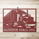 Trucking Metal Sign