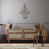Unalome Yoga Metal Wall Art