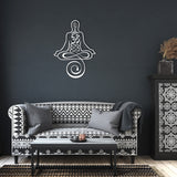 Unalome Yoga Metal Wall Art