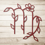 Virgo Floral Metal Wall Art