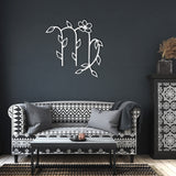 Virgo Floral Metal Wall Art