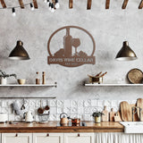 Wine Cellar Metal Wall Art